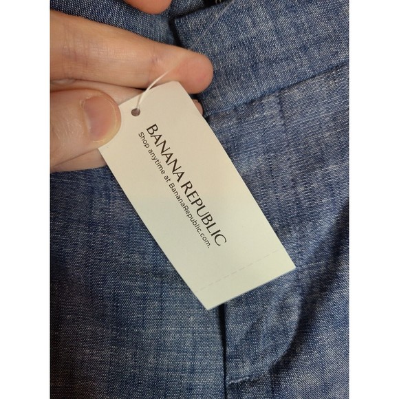 NWT Banana Republic Blake Blue Ankle Pant Womens 0 Short - Picture 4 of 8